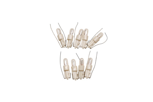 Custom Chrome 27-824, 27824 12v Push In CCI Mini Gauge Bulb Qty 9 NOS