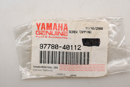 New OEM Yamaha 97780-40112-00 Tapping Screws Qty 5 NOS