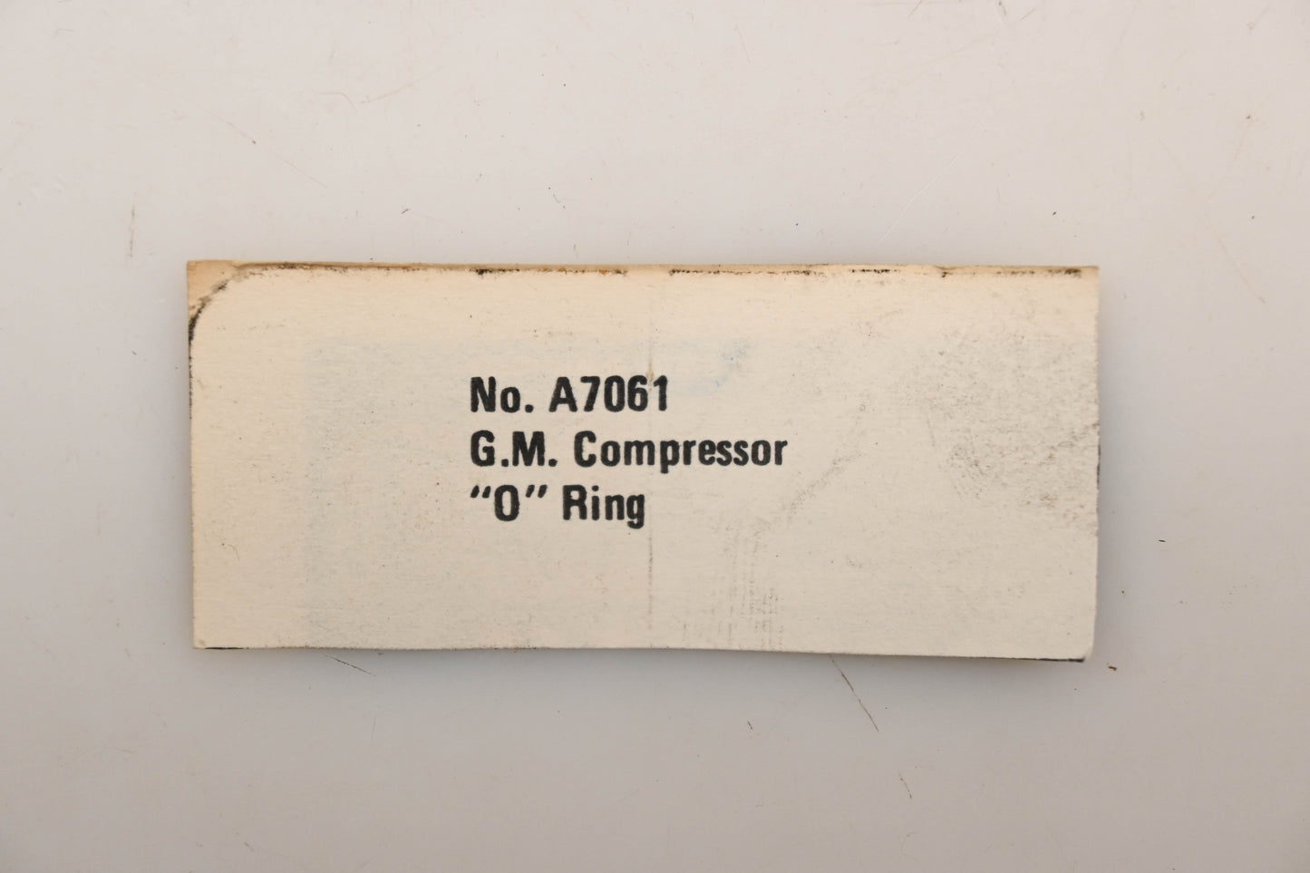 Everco A7061, 5887997 O-Ring NOS