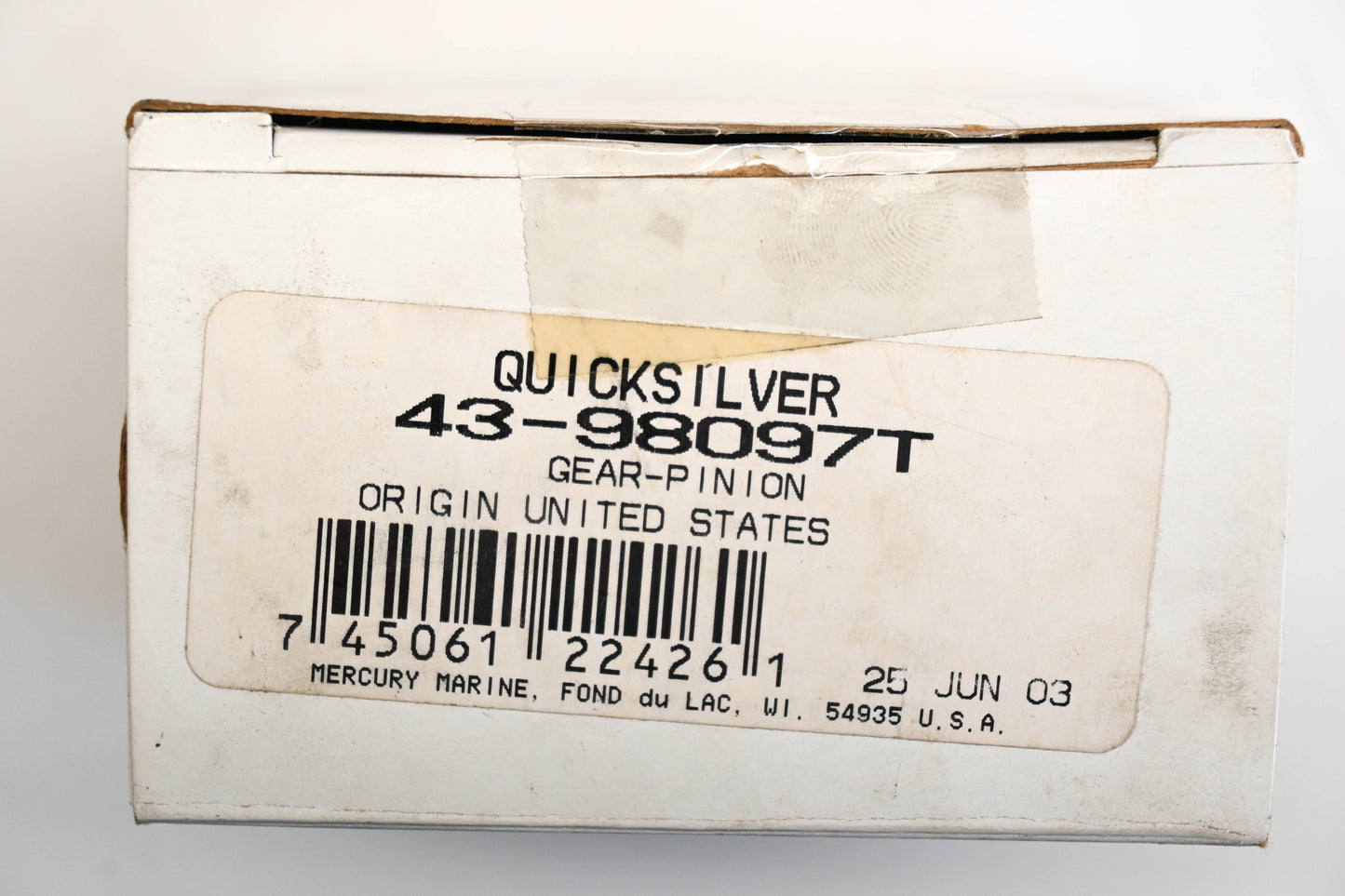 Aftermarket 43-98097T Pinion Gear Qty 1 NOS