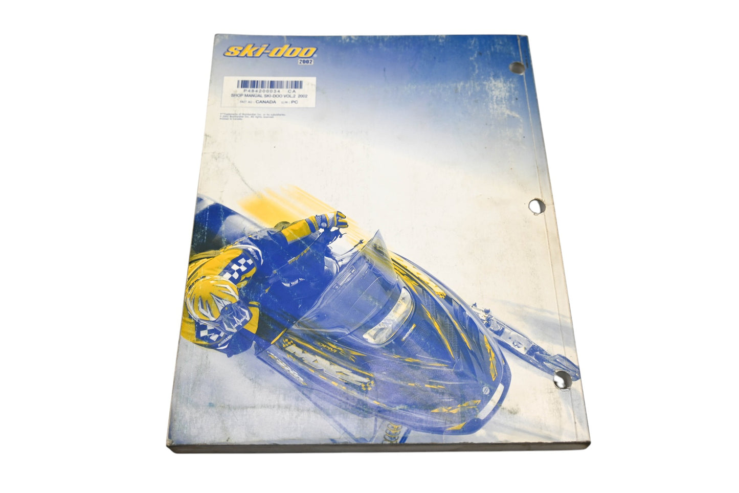 OEM Ski-Doo 484200034 2002 Volume 2 Mach Z Sport Tech Plus Shop Manual