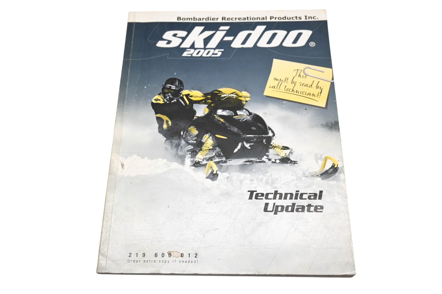 OEM Ski-Doo 219600012 2005 Technical Update Manual