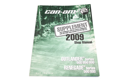 OEM Can-Am 219100336 2009 Outlander Renegade Supplement Shop Manual