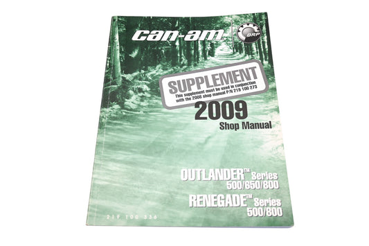 OEM Can-Am 219100336 2009 Outlander Renegade Supplement Shop Manual