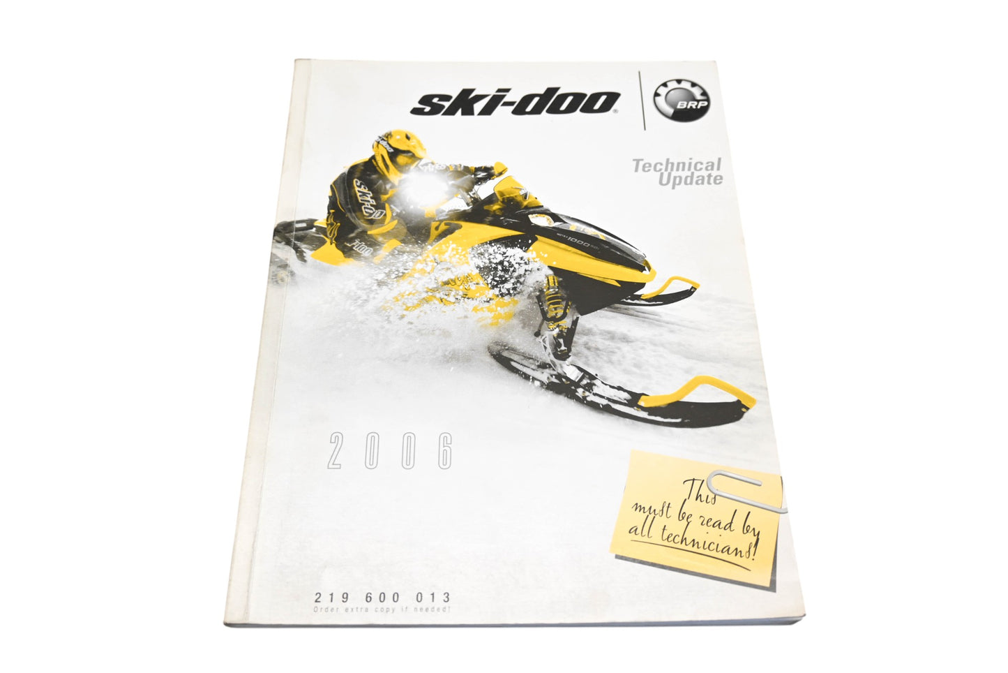 OEM Ski-Doo 219600013 2006 Technical Update Manual