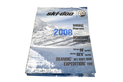 OEM Ski-Doo 219100289 2008 Wiring Diagram Booklet Qty 1