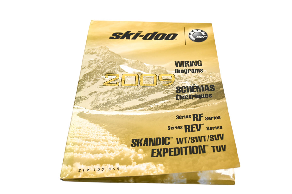 OEM Ski-Doo 219100355 2009 Wiring Diagram Booklet Qty 1