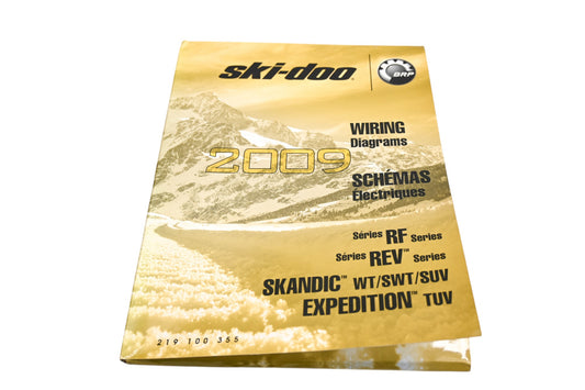 OEM Ski-Doo 219100355 2009 Wiring Diagram Booklet Qty 1