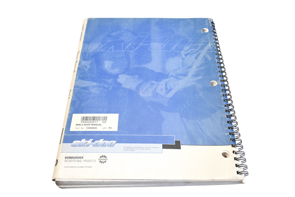 OEM Ski-Doo 484200017 Mini Z Shop Manual