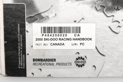 OEM Ski-Doo 484200020 2000 Racing Handbook