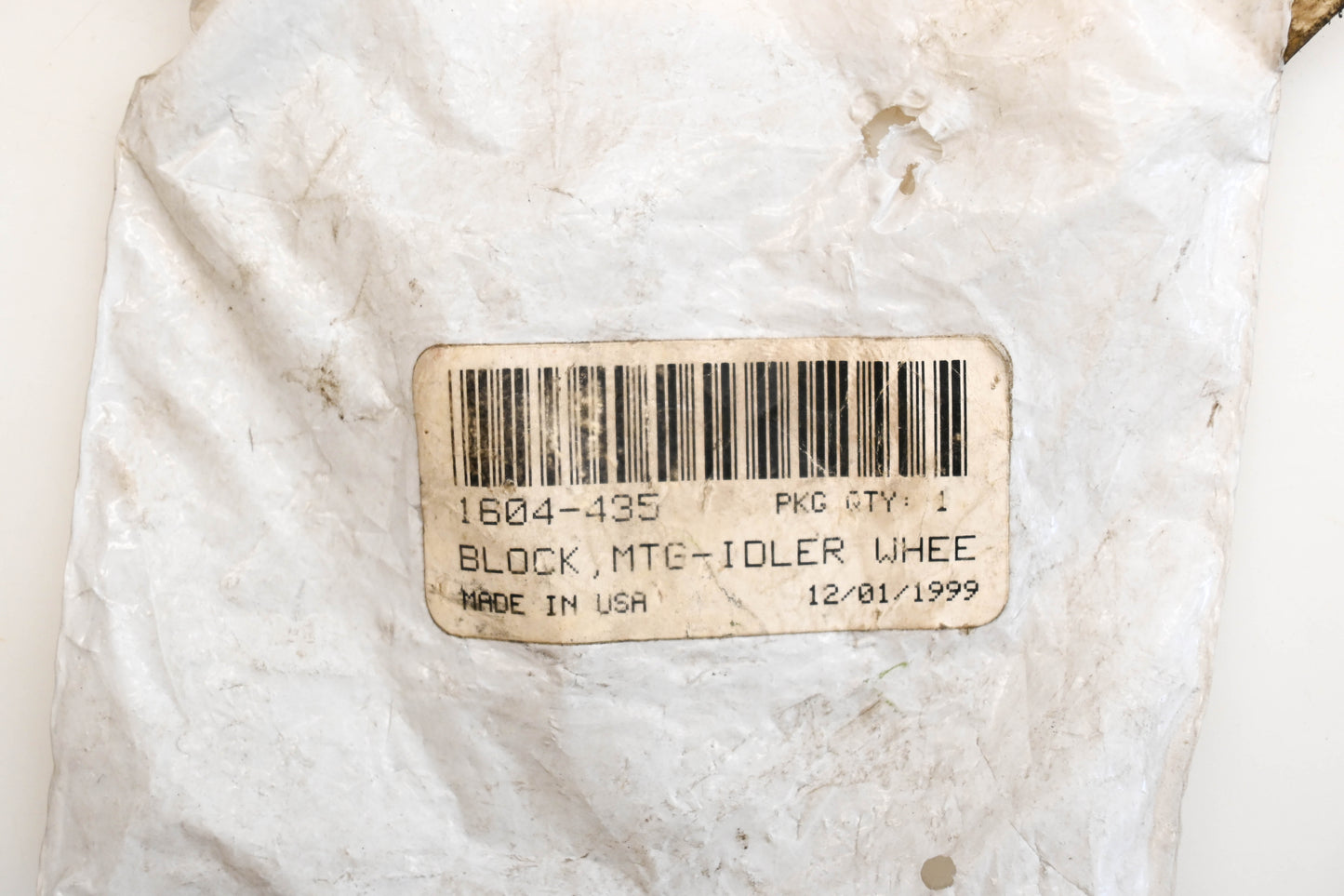 New OEM Arctic Cat 1604-435 Idler Wheel Block LH Z ZR ZRT Mountain Thundercat Qty 1 NOS