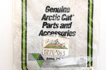 New OEM Arctic Cat 0770-043 Magnet Block Assembly Qty 1 NOS