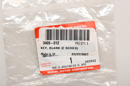 New OEM Arctic Cat 3409-012 Black Key E Series Qty 1 NOS