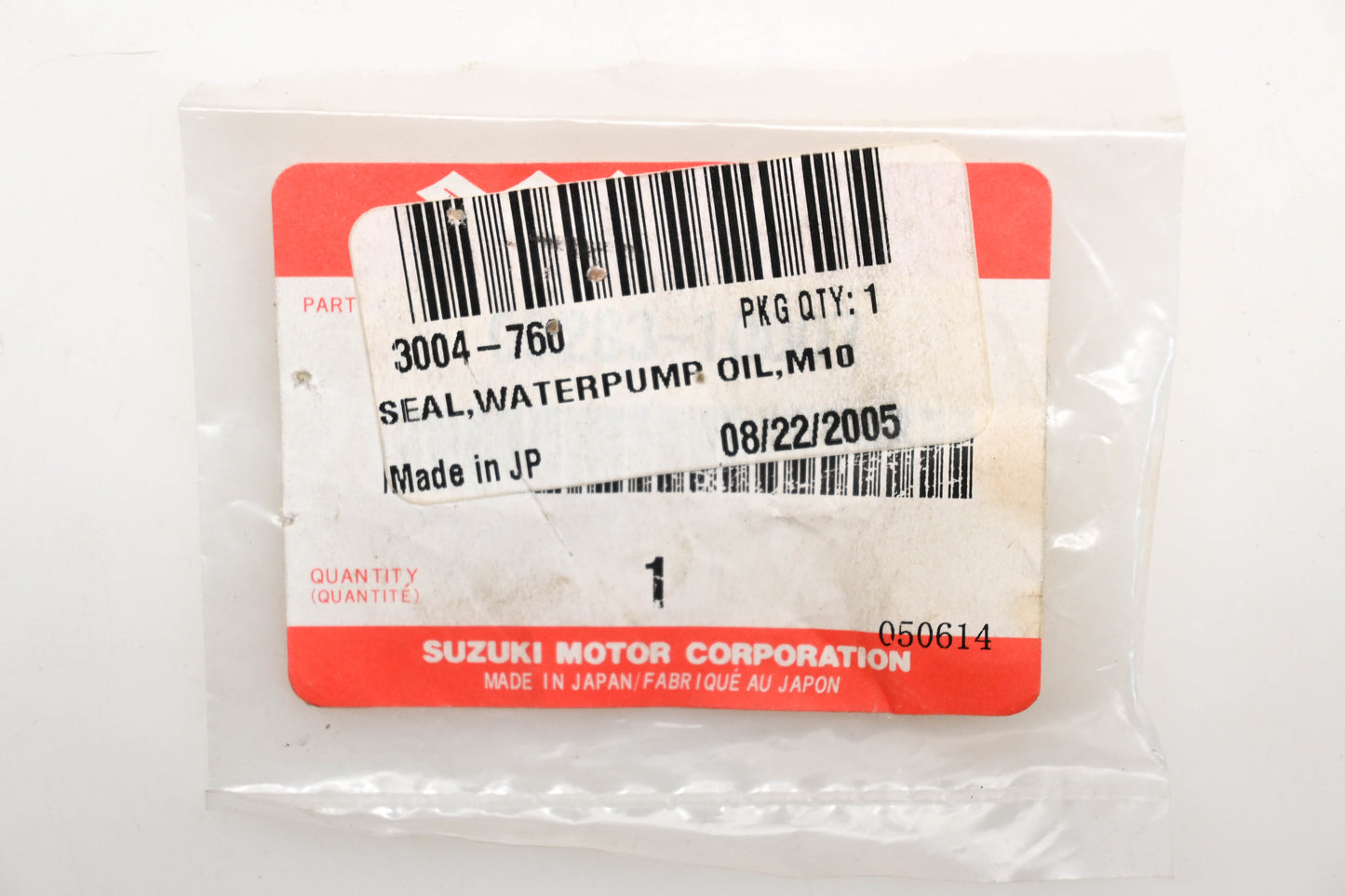 New OEM Arctic Cat 3004-760 Suzuki Oil Seal 10 x 22 x 6mm Qty 1 NOS