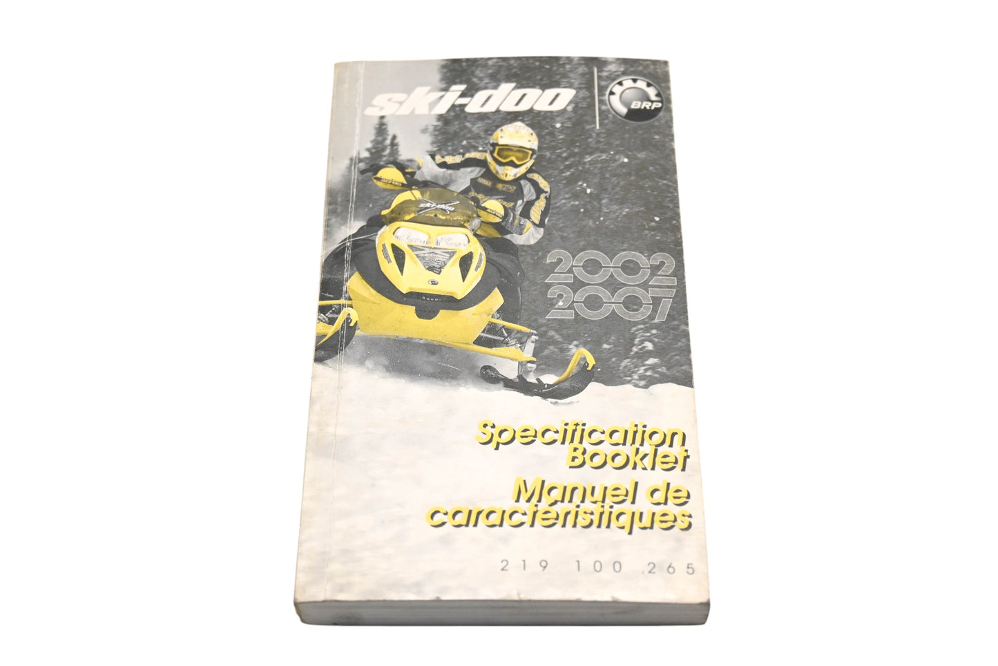 OEM Ski-Doo 219100265 2002 - 2007 Specification Booklet