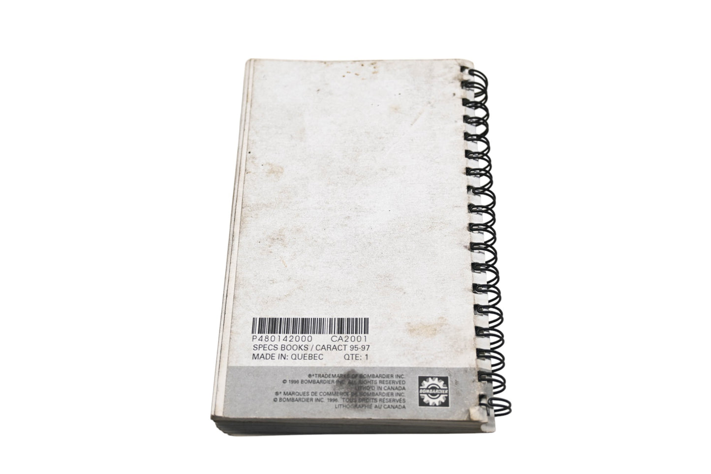 OEM Ski-Doo 480142000 1995 - 1997 Specification Booklet