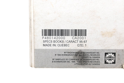 OEM Ski-Doo 480142000 1995 - 1997 Specification Booklet