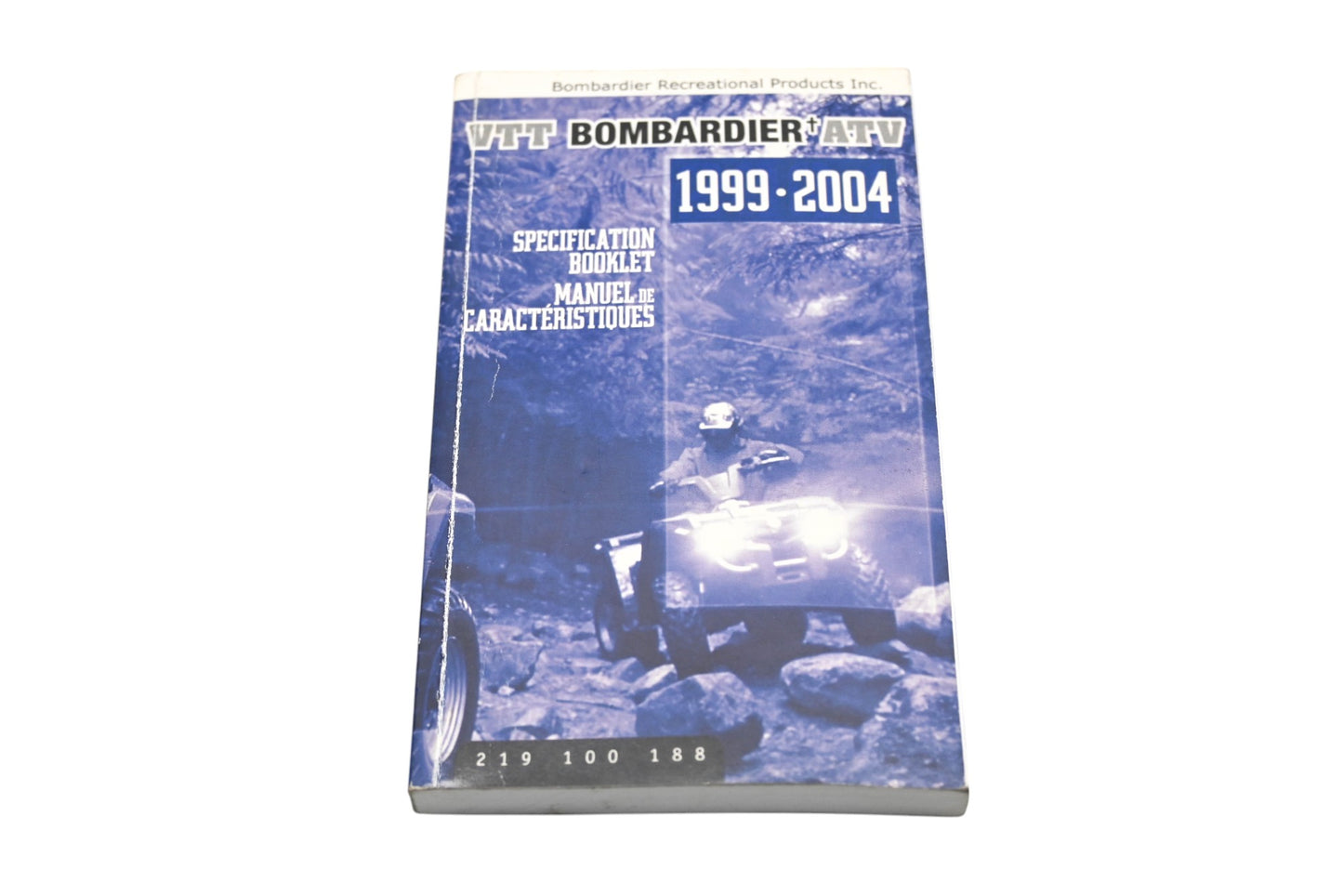 Bombardier 219100188 1999 - 2004 Specification Booklet