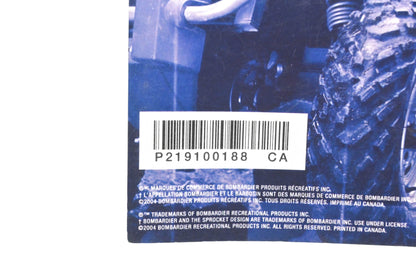 Bombardier 219100188 1999 - 2004 Specification Booklet