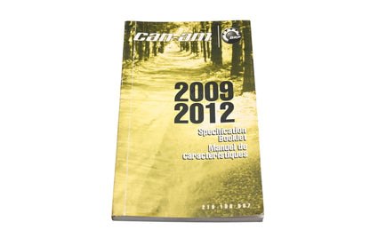 OEM Can-Am 219100587 2009 - 2012 Specification Booklet