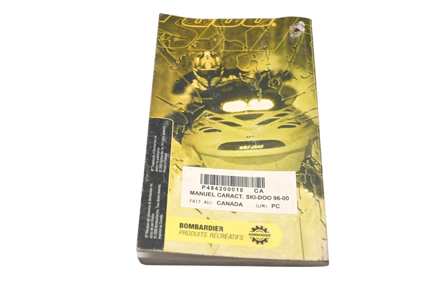 OEM Ski-Doo 484200018 1996 - 2000 Specification Booklet
