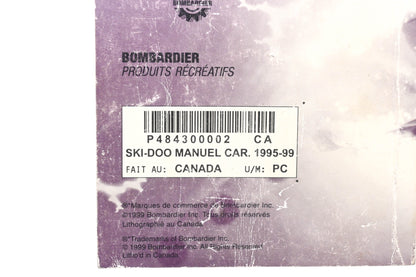 OEM Ski-Doo 484300002 1995 - 1999 Specification Booklet