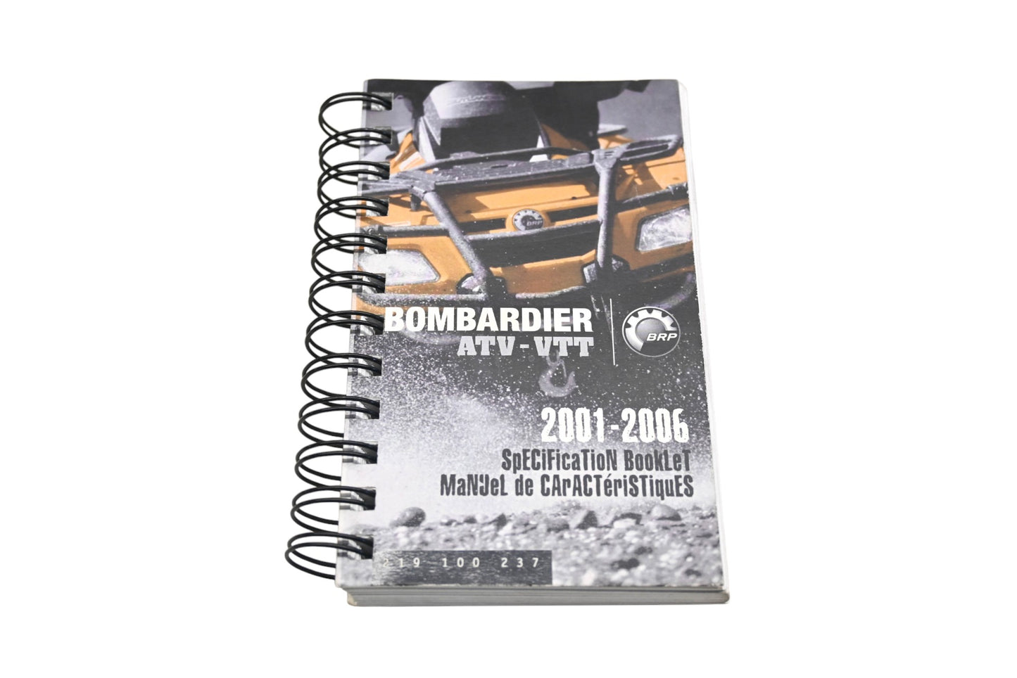 Bombardier 219100237 2001 - 2006 Specification Booklet