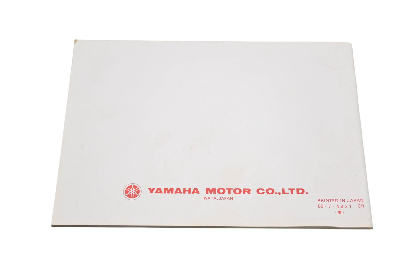 OEM Yamaha LIT-11626-07-32 Ride Tips & Practice Guide Manual Qty 1
