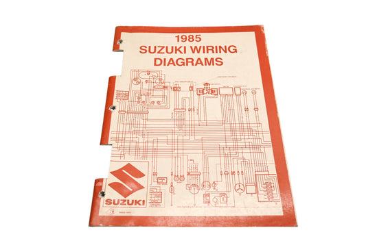 OEM Suzuki 99923-13851 1985 Wiring Diagram Manual Qty 1