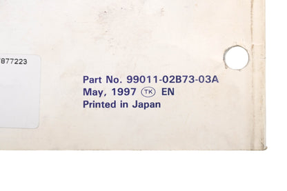 OEM Suzuki 99011-02B73-03A Owner's Manual RM80W 1998 Qty 1