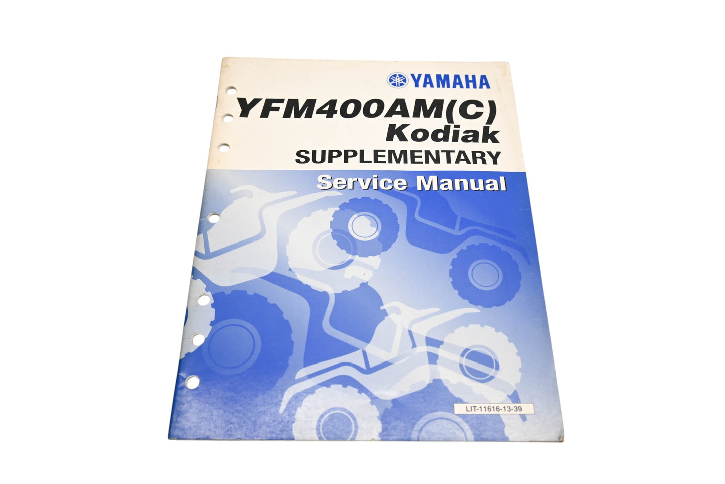 OEM Yamaha LIT-11616-13-39 KODIAK Supplementary Service Manual Qty 1