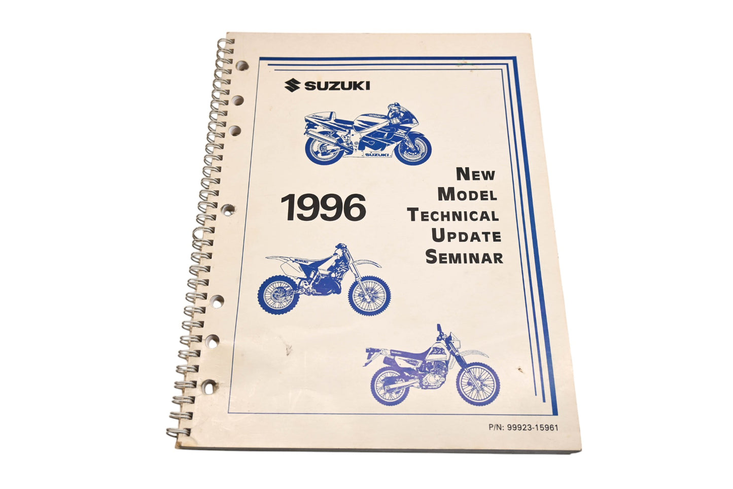OEM Suzuki 99923-15961 1996 Model Technical Update Seminar Manual Qty 1