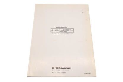 OEM Kawasaki 99924-1192-51 Service Manual Supplement ZX1100F1 Qty 1
