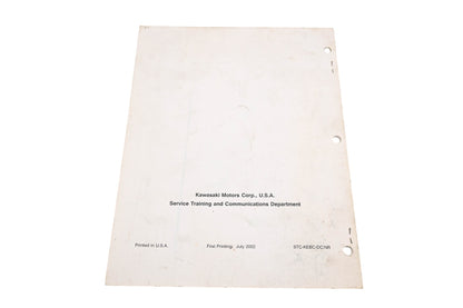 OEM Kawasaki STC-KEBC-DC/NR Video Reference Manual Qty 1