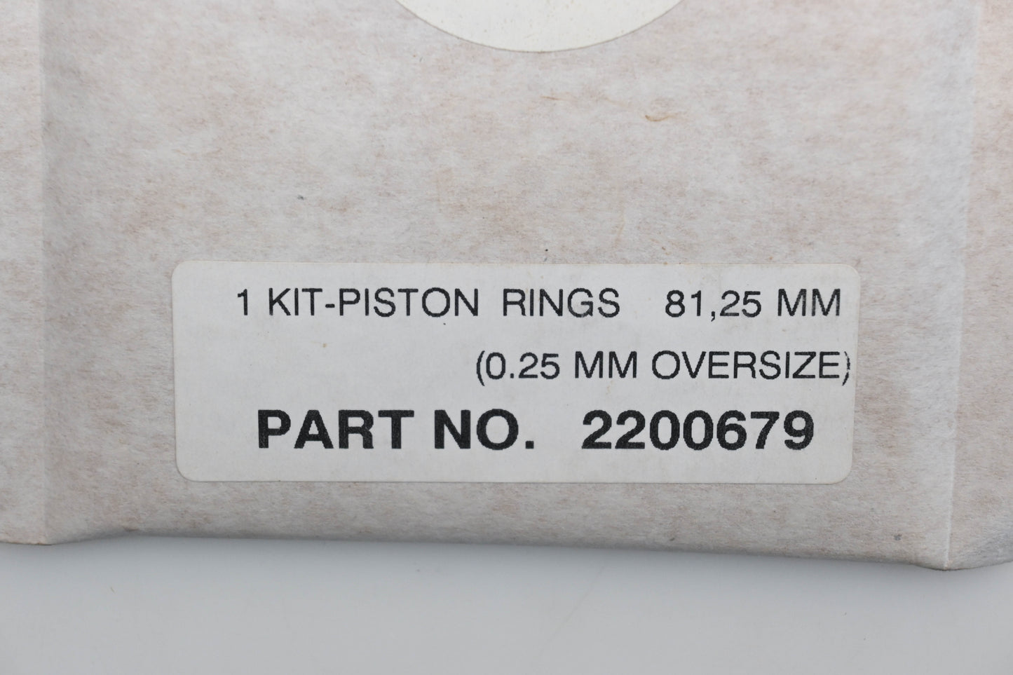New OEM Polaris 2200679 Piston Rings Kit .25 O/S Qty 1 NOS