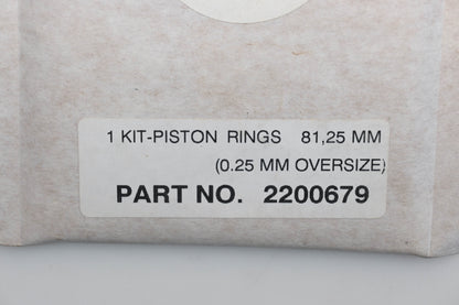 New OEM Polaris 2200679 Piston Rings Kit .25 O/S Qty 1 NOS