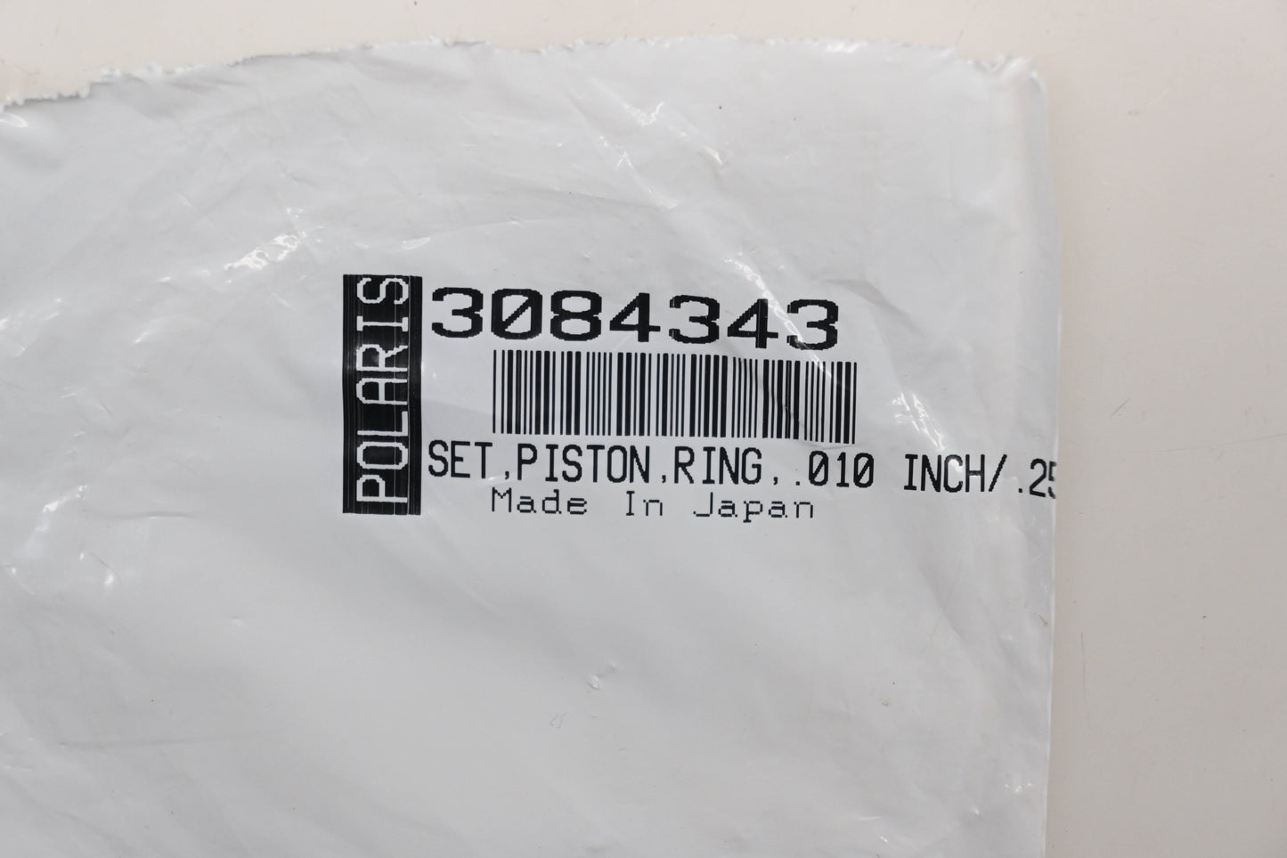 New OEM Polaris 3084343 Piston Ring .010"/.25MM Qty 1 NOS