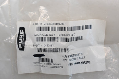 New OEM Polaris 0452457 Bolt Qty 1 NOS