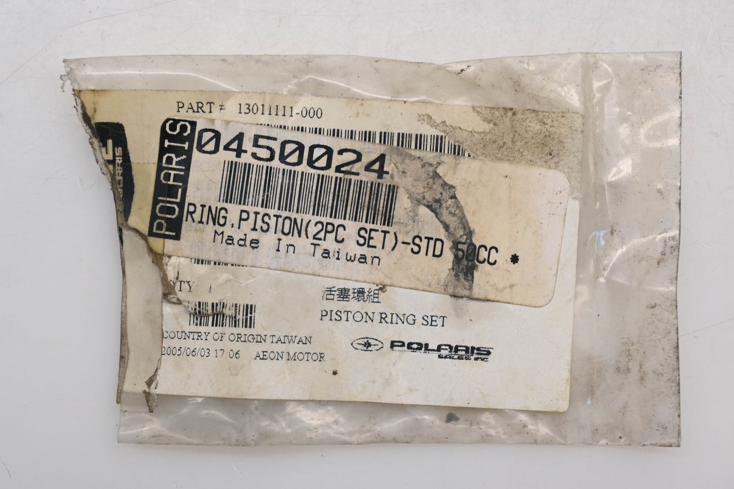 New OEM Polaris 450024 Piston Ring STD Kit Qty 1 NOS
