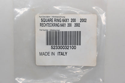 New OEM KTM 52330032100 Square Ring 64x1 Qty 1 NOS