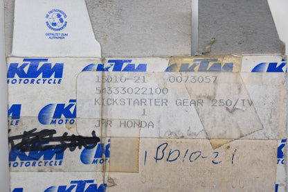New OEM KTM 54333022100 Kickstarter Gear 250/IV Qty 1 NOS