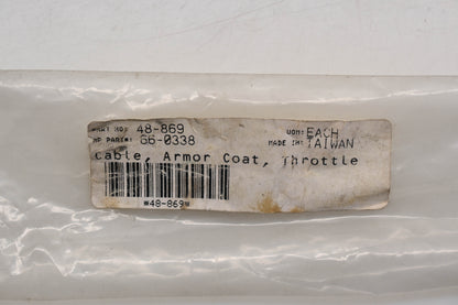 Motion Pro 66-0338, 48-869 Armor Coat Throttle Cable Qty 1 NOS