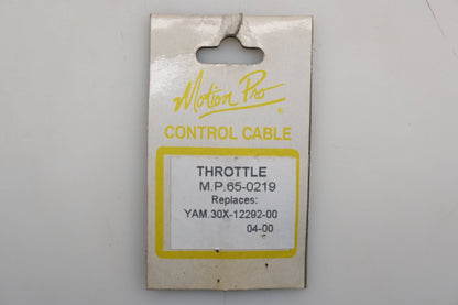 Motion Pro 65-0219, 30X-12292-00-00 Control Throttle Push Cable Qty 1 NOS