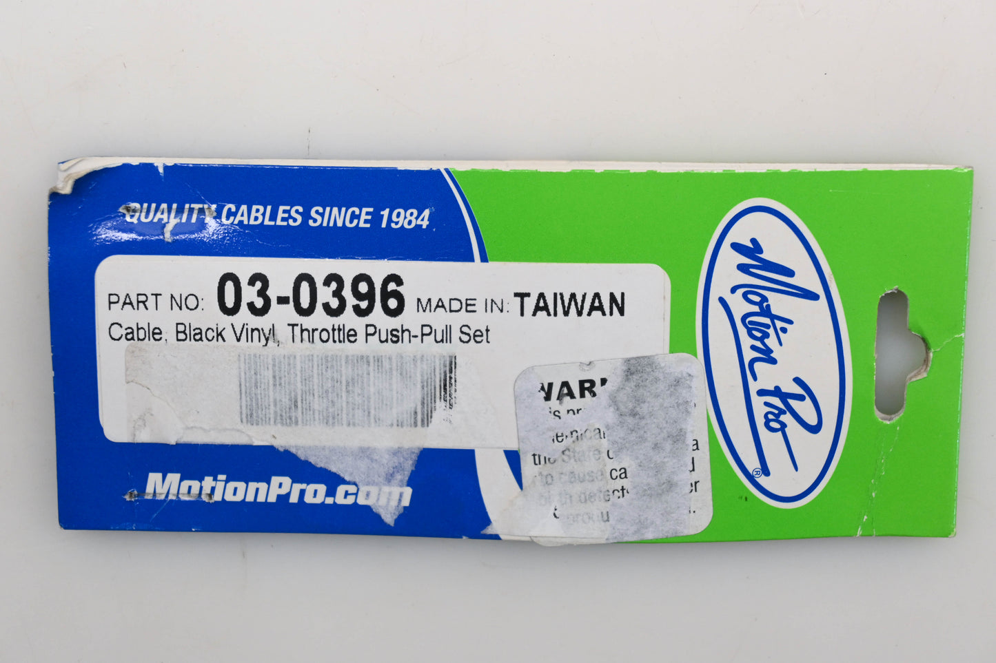Motion Pro 03-0396, 70-3396 Black Vinyl Push Pull Throttle Cable Kawasaki Qty 1 NOS