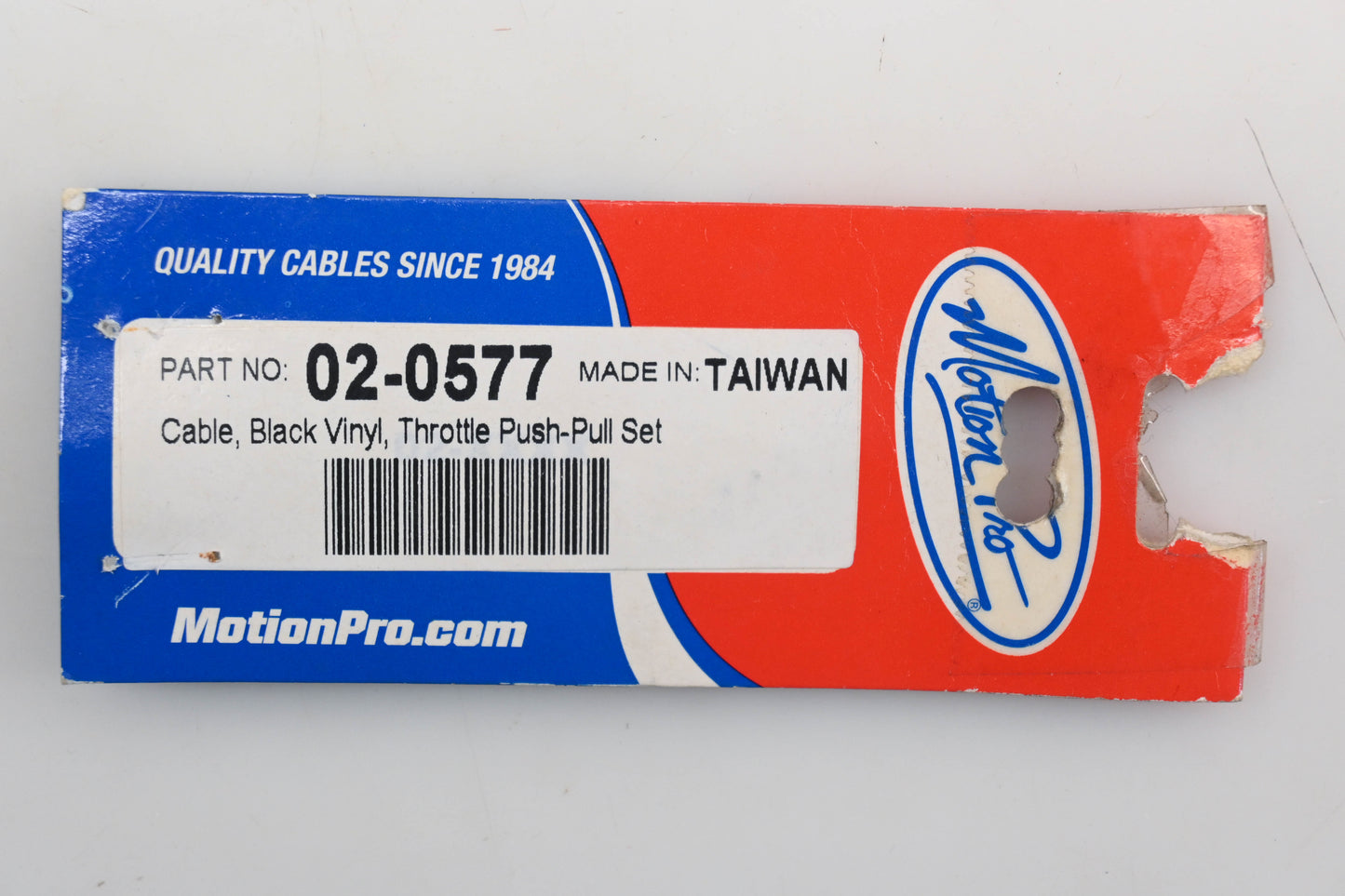 Motion Pro 02-0577, 70-2577 Black Vinyl Push Pull Throttle Cable Honda Qty 1 NOS