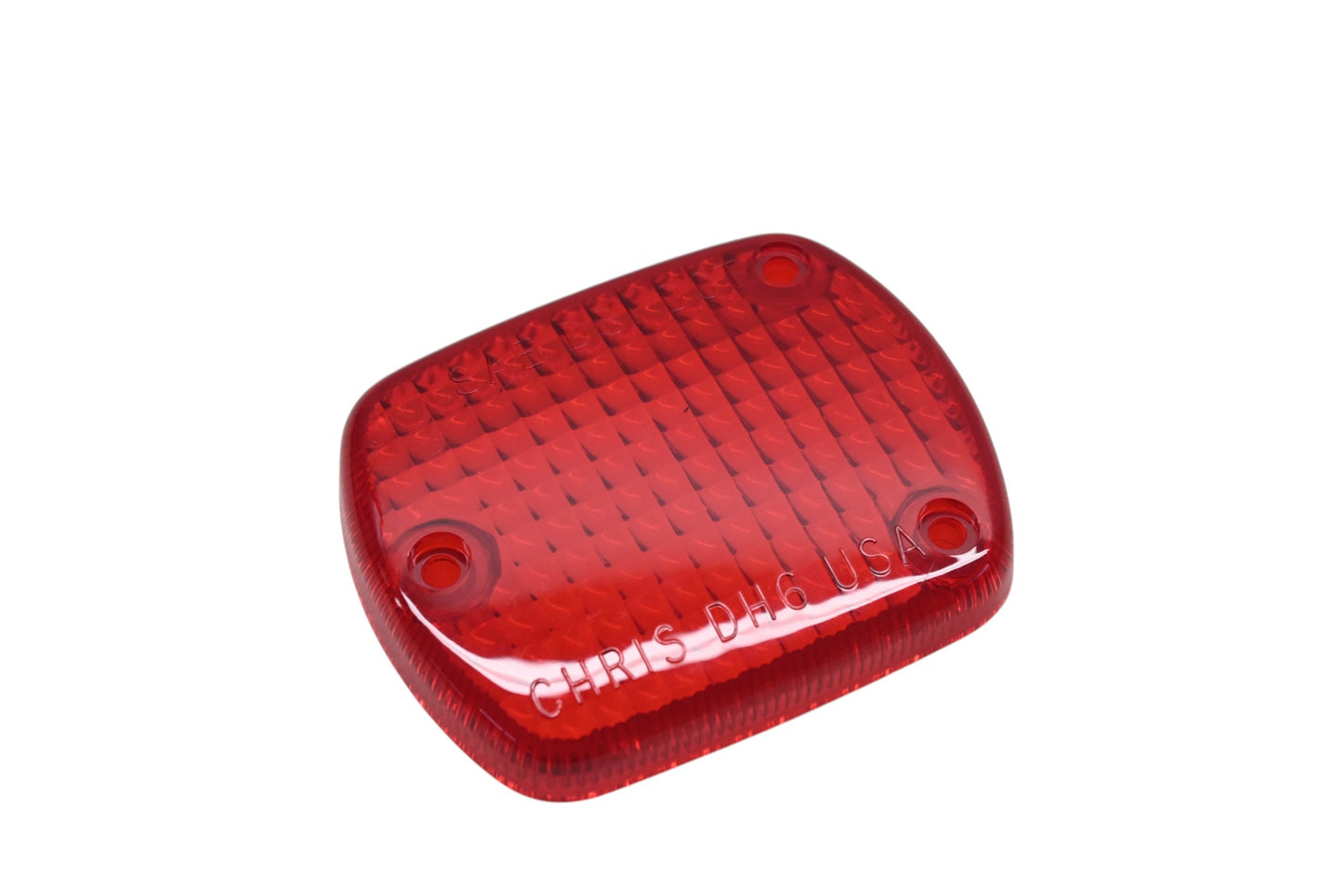 Chris Products 3000-173, 33402-1-003, DH6A Red Turn Signal Lens Qty 1 NOS