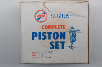 Rocky 05-6554 Piston Kit S-3 Suzuki TC TS 100 Qty 1 NOS