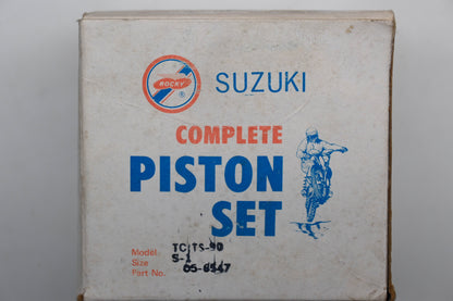 Rocky 05-6547 Piston Kit for Suzuki TC/TS-90 Size S-1 Qty 1 NOS