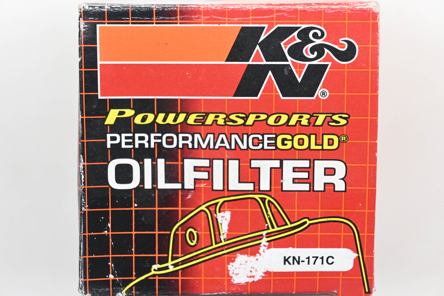K&N KN-171C, 40-1732 Spin On Wrench Off Hex Oil Filter Chrome Qty 1 NOS