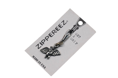 Hot Leathers ZPA1028, 14632 Pig with Wings Zipper Pull Qty 1 NOS